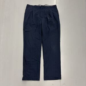 Vintage 70s 80s Cintas Navy Canvas Workwear Chinos 40x33